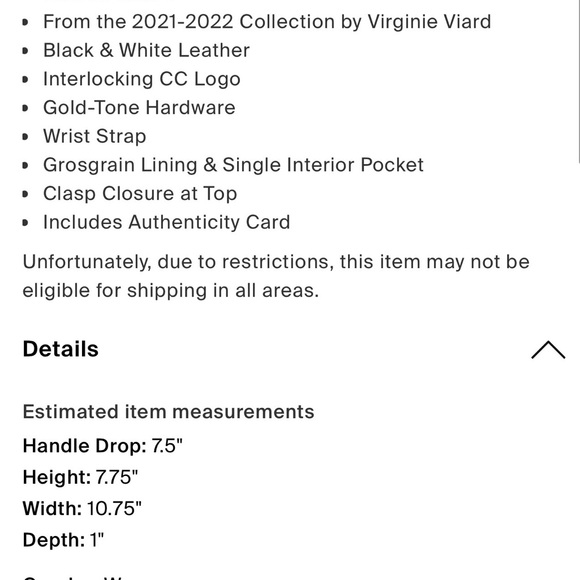 Chanel Bicolor Split Clutch Bag Two-Tone Black and White Clutch ❤️ - Picture 13 of 15